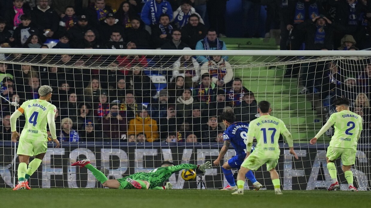 Barcelona draws with Getafe to drop more points